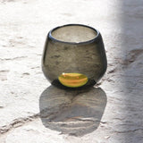 Smoke / Yellow KIIN Lowball Wine Glass