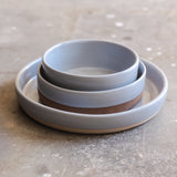 Set of 4 Grey Sak Salad Plates