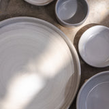 Set of 4 Grey Sak Salad Plates