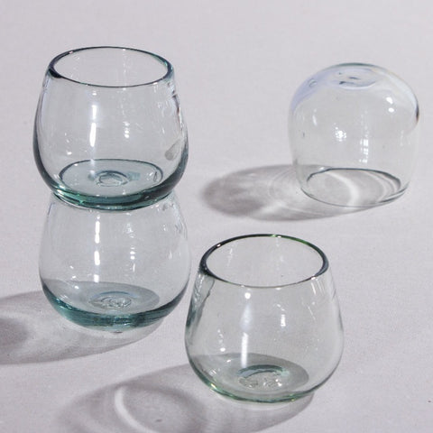 Set de 4 Vasos Short Wolis Transparente